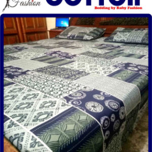 Single Bedsheet 2 PCS High Quality Set Salonika cotton (Ruby Fashion D1089)