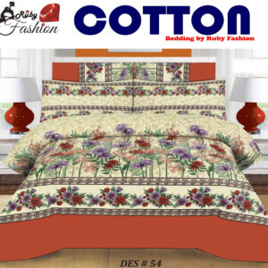 Cotton High Quality Bed Sheet Set (Ruby Fashion D1543)