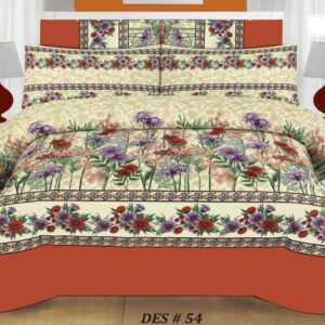 Cotton High Quality Bed Sheet Set (Ruby Fashion D1543)