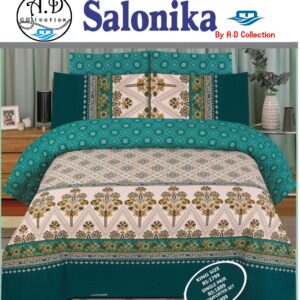 Salonika Cotton High Quality Bed Sheet Set (A.D Collection D1740)