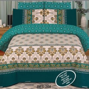 Salonika Cotton High Quality Bed Sheet Set (A.D Collection D1740)