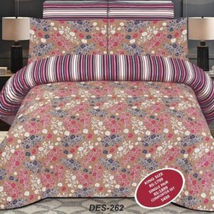 Salonika Cotton High Quality Bed Sheet Set (A.D Collection D1751)